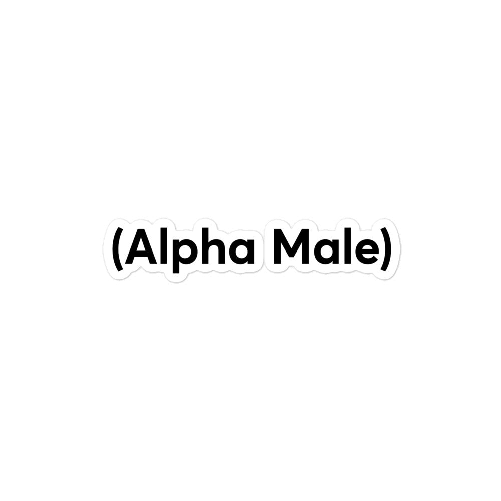 Alpha Male Sticker