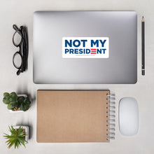 Load image into Gallery viewer, NOT My President Laptop Sticker

